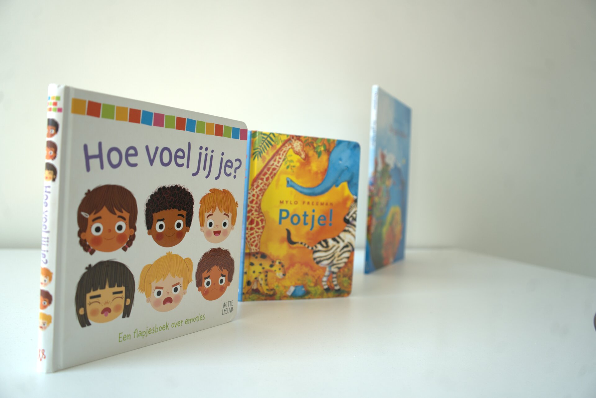 Prentenboeken over emoties op de groep